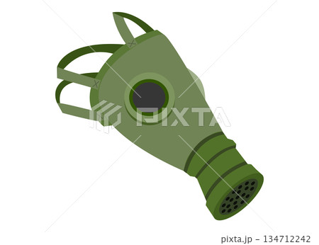 第一次世界大戦時代のガスマスク 134712242