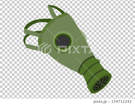 第一次世界大戦時代のガスマスク 134712242