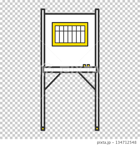選挙の記入台 134712548