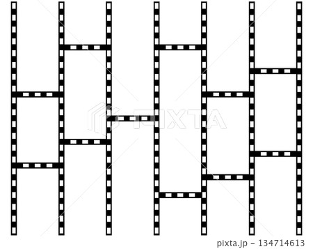 線路のあみだくじ 134714613