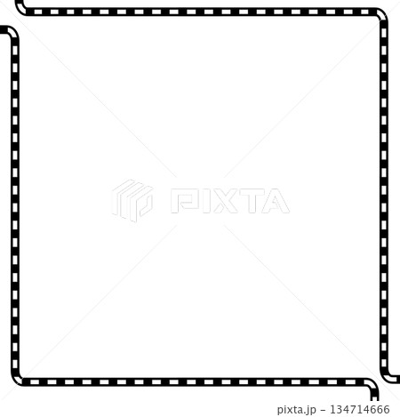 線路風のフレーム 134714666