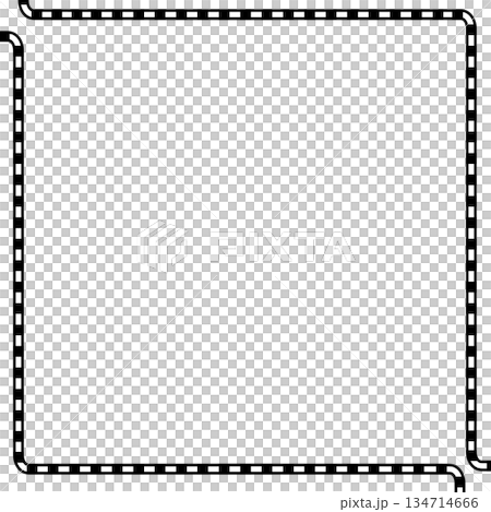 線路風のフレーム 134714666