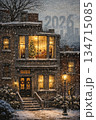 Happy New Year 2026. With a unique number design and a very simple premium  134715085