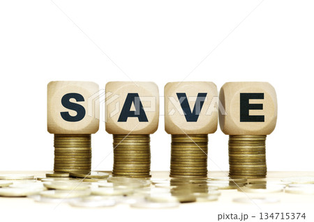 stacking coins in ascending order, symbolizing saving money, financial growth, investment planning, and wealth accumulation concepts. 134715374