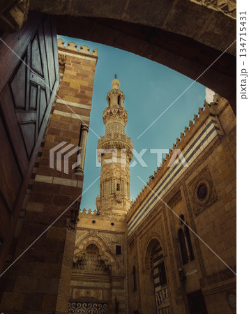 Under The Arc Inside The Mosque In Egypt 134715431