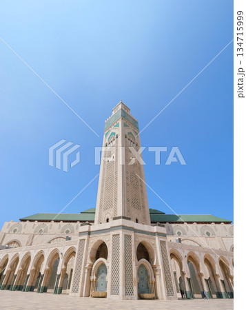 カサブランカ　ハッサン2世モスク　5月快晴 134715999