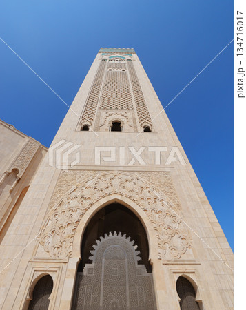 カサブランカ　ハッサン2世モスク　5月快晴 134716017