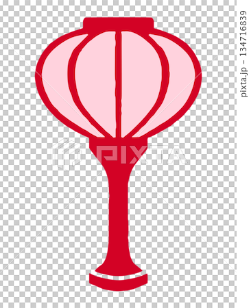 Print-style lanterns (Doll Festival lights) 134716839