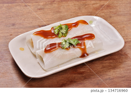 Steamed rice rolls (Cheong Fun) Steamed rice rolls (Cheong Fun) 134716960