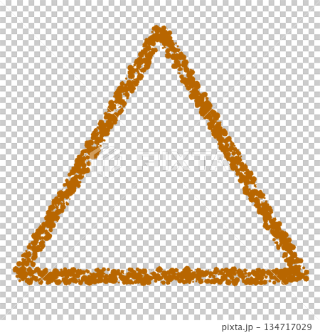 Crayon material: Hand-drawn triangles Crayon material: Hand-drawn triangles 134717029
