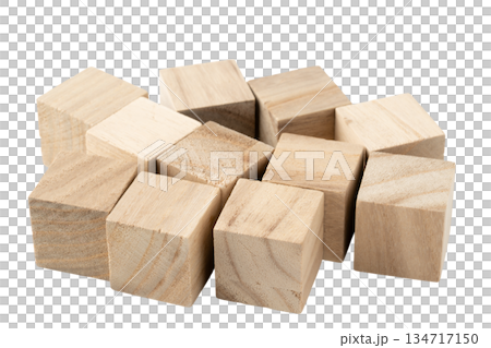透明背景上的多個立方體積木(png) 透明背景上的多個立方體積木(png) 134717150