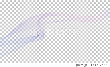 カラーウェーブ背景ライン　白バック　プレゼンテーション等の背景 134717447