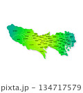 東京都と市区町村地図 134717579