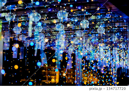 【愛知県飛島村】とびしま宵あかり　風鈴とイルミネーションの絶景 134717720