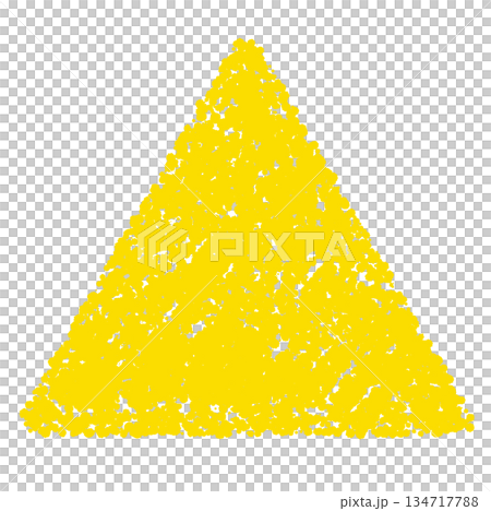 蠟筆材質：手繪三角形 134717788