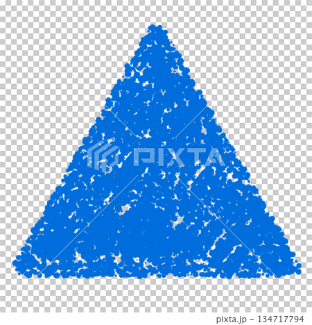 蠟筆材質：手繪三角形 134717794