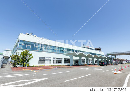 北海道稚内市 晴天の稚内空港 北海道稚内市 晴天の稚内空港 134717861