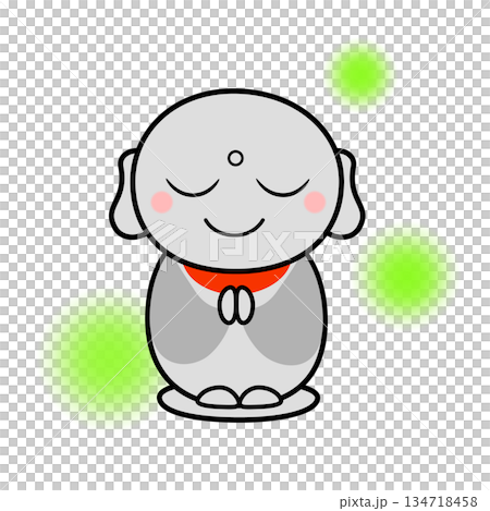 可愛地藏的插圖 134718458