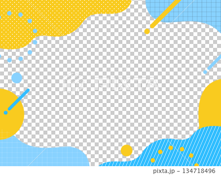 幾何学模様背景イラスト 134718496