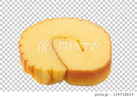 透明背景上的伊達卷切片（png） 134718654