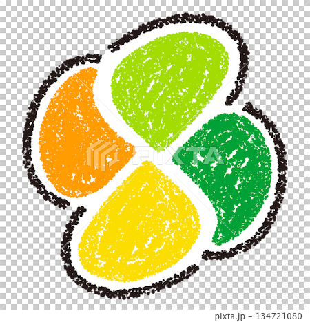 蠟筆材質:手繪楓葉圖案 蠟筆材質:手繪楓葉圖案 134721080