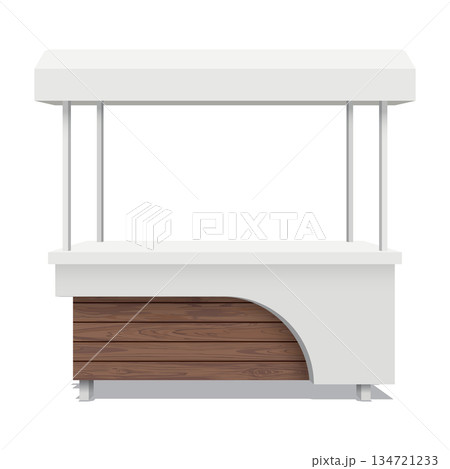 Street shop cart mock up isolated made from stainless and wooden graphic illustration have blank space for place the products presentation on countertop. Small business and street food concept. Street shop cart mock up isolated made from stainless and wooden graphic illustration have blank space for place the products presentation on countertop. Small business and street food concept. 134721233