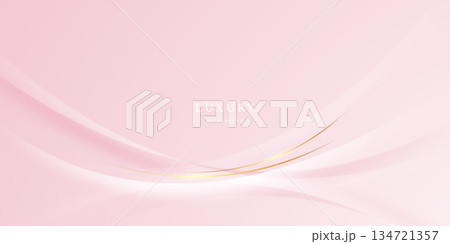 Abstract background design, modern pink and gold geometric element design. 134721357
