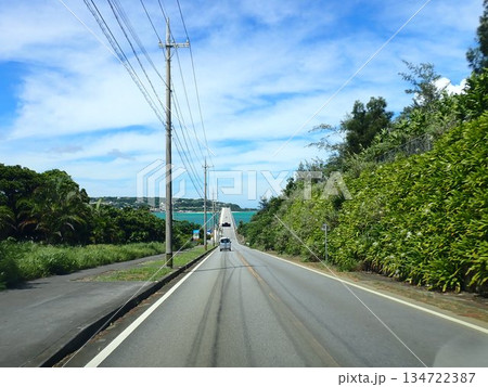 古宇利島　沖縄　離島　今帰仁村　沖縄県北部　沖縄ドライブ 134722387
