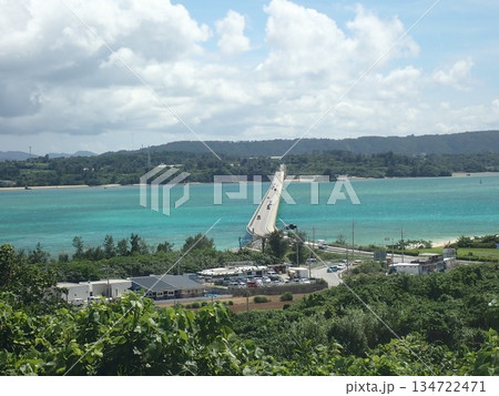 古宇利島　沖縄　離島　今帰仁村　沖縄県北部　沖縄ドライブ　古宇利大橋 134722471