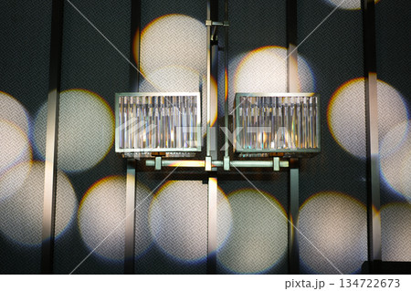 Wall lamp wirh circle light shining Wall lamp wirh circle light shining 134722673