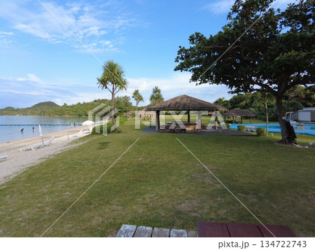 石垣島　川平　石垣シーサイドホテルビーチ　沖縄　離島　beach 134722743