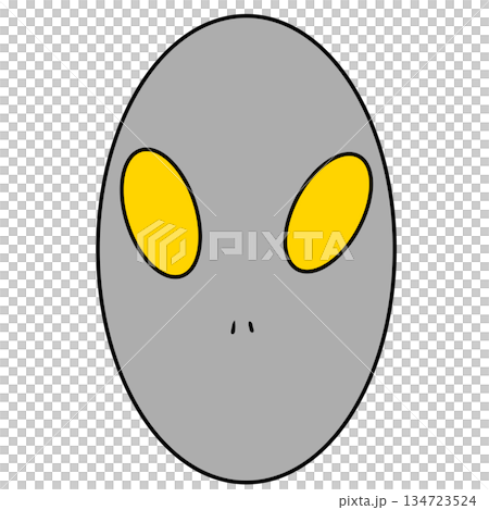 外星人臉簡單 134723524