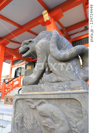 毘沙門天善國寺　石虎　東京都新宿区神楽坂　　　　 134724449