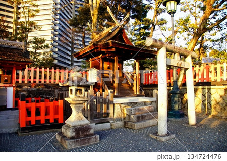 京都府　伏見稲荷大社　霊魂社　京都市伏見区深草藪之内町　2022 年 2月 134724476