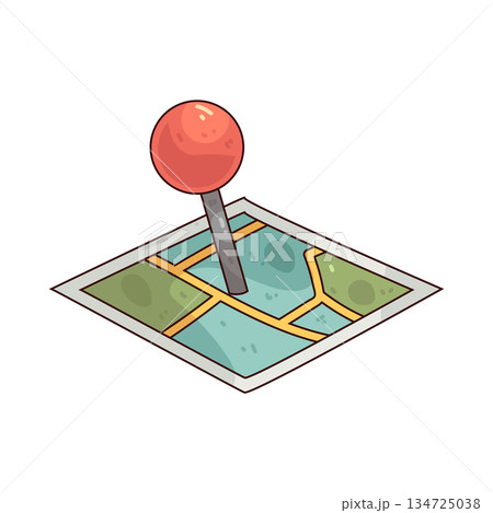 illustration of Marker illustration of Marker 134725038