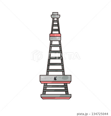 illustration of Drill Tower illustration of Drill Tower 134725044