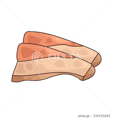 illustration of yellowtail sashimi illustration of yellowtail sashimi 134725093