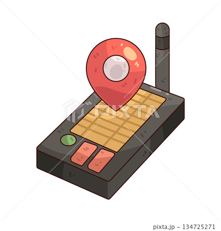 illustration of GPS 134725271