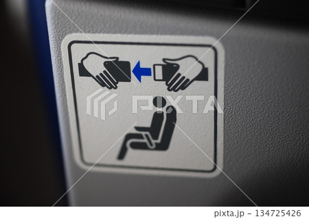 シートベルト 134725426