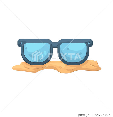 Illustration of sunglasses Illustration of sunglasses 134726707