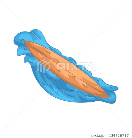 Illustration of surfboard Illustration of surfboard 134726717