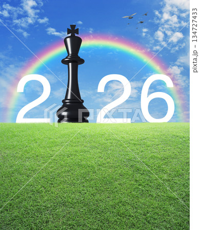 Happy new year 2026 strategy and success concept Happy new year 2026 strategy and success concept 134727433