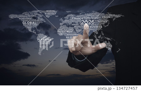 Happy new year 2026 global business start up concept, Elements of this image furnished by NASA Happy new year 2026 global business start up concept, Elements of this image furnished by NASA 134727457