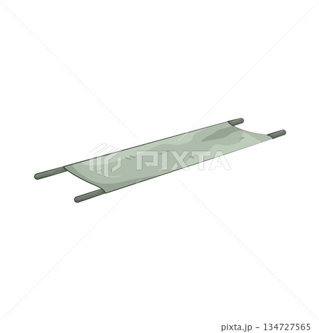Illustration of military stretcher Illustration of military stretcher 134727565