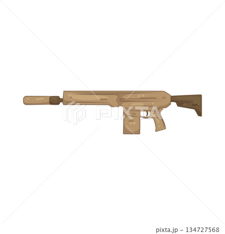 Illustration of rifle  134727568