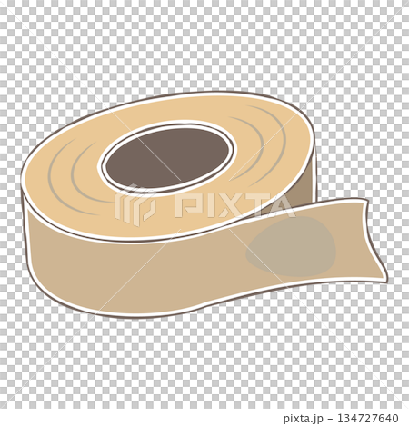 Packing tape illustration 134727640