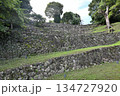三重県 志摩国「鳥羽城」本丸と石垣 海と鉄道の見える城跡 三重県 志摩国「鳥羽城」本丸と石垣 海と鉄道の見える城跡 134727920