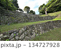 三重県 志摩国「鳥羽城」本丸と石垣 海と鉄道の見える城跡 三重県 志摩国「鳥羽城」本丸と石垣 海と鉄道の見える城跡 134727928
