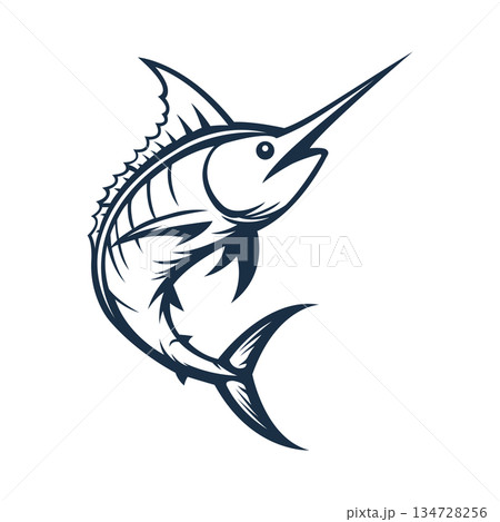 marlin mascot logo vector design template modern stylemarlin mascot logo vector design template modern style marlin mascot logo vector design template modern stylemarlin mascot logo vector design template modern style 134728256