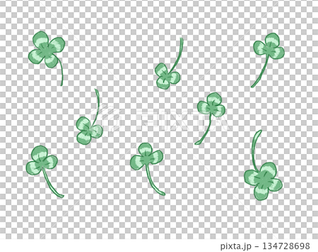 簡單的三葉草圖案 134728698